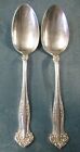 Avon 2 Oval Soup Or Dessert Spoons Rogers Silverplate 1904 No Monograms