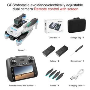 2024 New S159 Camera Drone Remote Control with Screen GPS Optical Flow Location - Picture 1 of 23