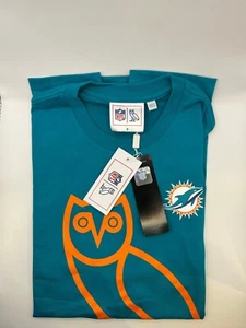 OVO NFL Miami Dolphins OG Owl T-Shirt October's Very Own Drake Size Small (NWT) - Picture 1 of 5