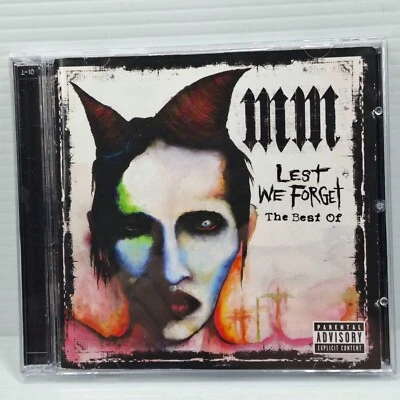 Marilyn Manson – Lest We Forget - The Best Of (2004) MUSIC CD OZ SELLER - Image 1 of 2