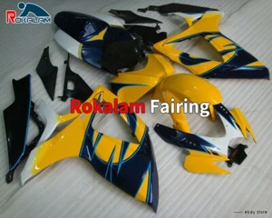 Carenados deportivos amarillos para Suzuki Cowling GSX-R600 GSX-R750 2006 K6 GSXR750 - Imagen 1 de 1