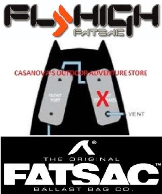 FATSAC FLY HIGH FATSAC MASTERCRAFT X-STAR W715-FRONT SAC ADDITIONAL BALLAST BAG 450LBS FLY HIGH!