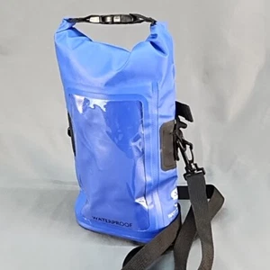 Gecko wasserdichte Trockentasche Wandern Rucksack Kanufahren Outdoor 5x9x3" Kartenfenster - Bild 1 von 7