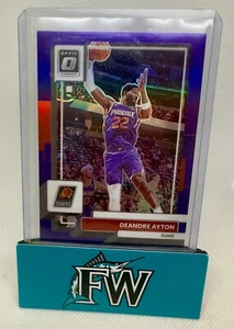 2022-23 Panini Donruss Optic - Deandre Ayton #126 Purple Holo Prizm Phoenix Suns - Picture 1 of 2