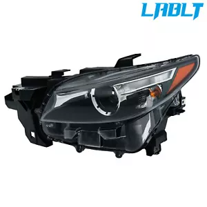 LABLT Left Headlight Black For 2016-2021 23 Mazda CX-9 CX9 LED Headlamp w/o AFS - Foto 1 di 7