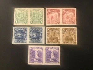 ICOLLECTZONE El Salvador 1892 Color Trial Proof Pairs ABNC Showpiece! - Picture 1 of 1