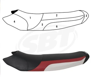 Yamaha EX seat cover sport deluxe 2017-2023 Blacktip Custom you pick colors - Picture 1 of 7