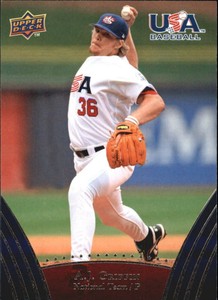 2008-09 USA Baseball #10 A.J. Griffin 