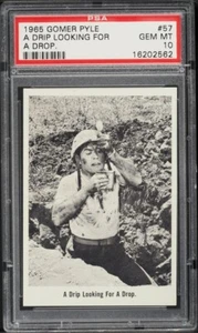 1965 Fleer Gomer Pyle A Drip Looking For A Drop #57 PSA 10 - Picture 1 of 2