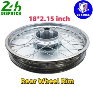 Rear Wheel Rim Matte Sliver For the Hawk 250 DLX EFI Models 18*2.15 in - Picture 1 of 6