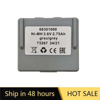Batería recargable Ni-MH de 3,6 V 2750 mAh para control remoto Hetronic 68300900 68301000 Foto 1 de 4