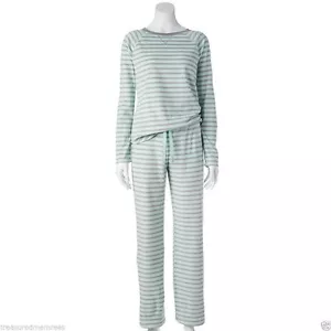 2-teiliges Microfleece-Pyjama-Nachtwäsche-Set der Marke Sonoma ~ kurze Größen ~ neu mit Etikett - Bild 1 von 9