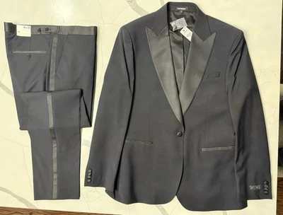 Tux Suit - 42R Jacket, 36x32 Pants - EXPRESS - SLIM FIT - WOOL BLEND - Image 1 of 4