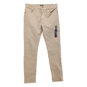 J.CREW Slim Fit Garment Dyed Pants Mens Khaki Tan 5 Pocket Stretch Size 29x32 - Picture 1 of 11