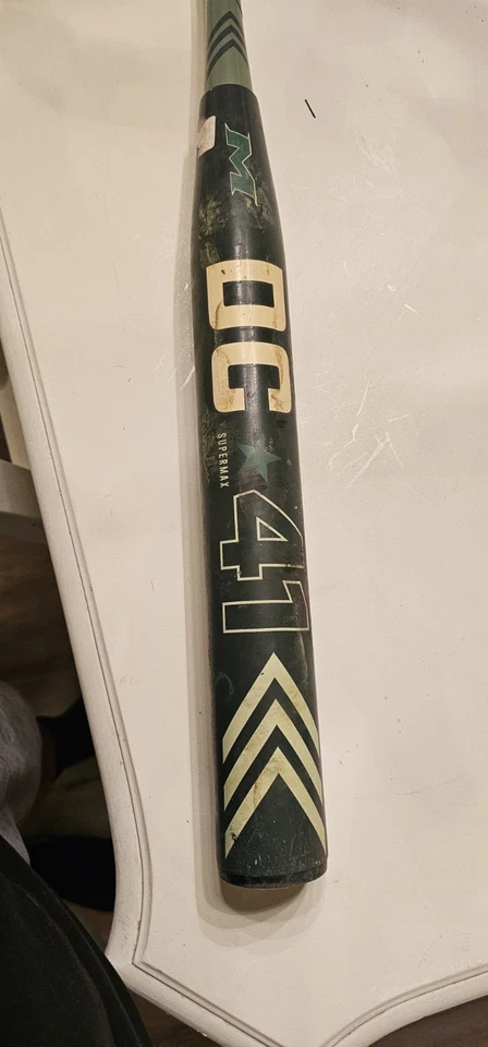 Bate de lanzamiento lento Miken DC41 Supermax 2021 26 oz softbol USSSA Foto 1 de 4