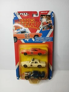 ¡Juego de 3 coches The Dukes of Hazzard Hot Pursuit! General Lee, coche de policía y 00 Mustang - Imagen 1 de 4