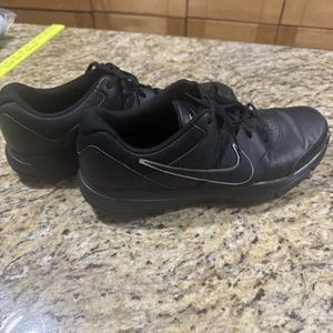 Zapatos de golf Nike Durasport 4 para hombre de cuero negro punta suave 844550-001 talla 10,5 - Imagen 1 de 9