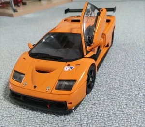 Autoart 1/18 Lamborghini Diablo Orange Diecast Model Detailed Interior - Picture 1 of 4
