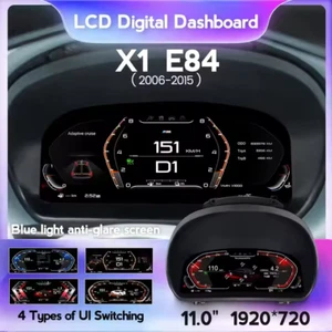 11" LCD Digital Instrument Cluster For BMW X1 E84 Speedometer Dashboard - Picture 1 of 6