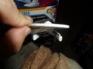 Star Trek refit Ptolemy class tug 3D printed white PLA 1/2500 scale loose