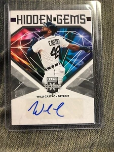 Willi Castro 2019 Elite Extra Edition Hidden Gems Autograph Auto #WC Tigers MD - Bild 1 von 2