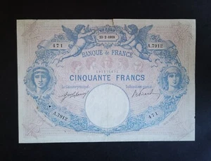 VF 50 francs 1916 FRANCE - Picture 1 of 10