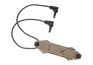 WADSN pulsante sdoppiato laser anpeq Remote Dual Switch Picatinny Keymod TAN FDE - Picture 1 of 5