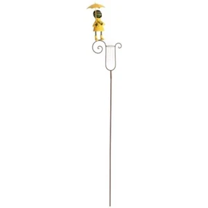 Regenmesser Frosch Handarbeit 157,5cm Metall Garten Dekoration - Bild 1 von 5