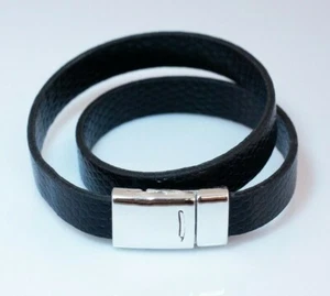 Wrap Around Bracelet for Women | 7.5" inch Handmade | Snake Skin Texture - Picture 1 of 6