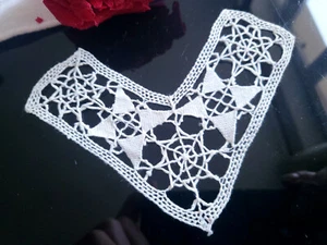 Application incrustation dentelle 10 cm sur 10 cm pour 4 cm de largeur  T15-6 - Picture 1 of 4