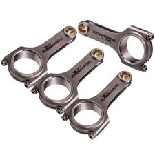 4340 EN24 Forged Steel H-Beam Connecting Rods+ARP2000 Bolts for MG MGB 5 165.1mm