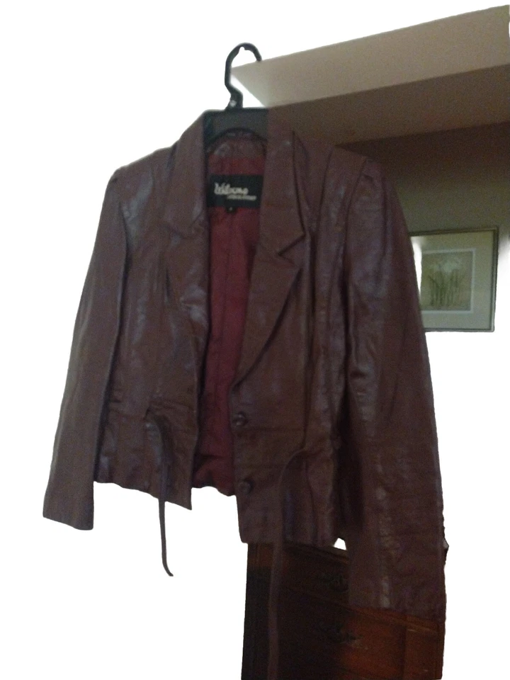 Chaqueta de cuero Wilson's para niños Foto 1 de 3