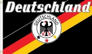 DEUTSCHLAND FLAG 5' x 3' German Germany Football Supporters Flags - Picture 1 of 1