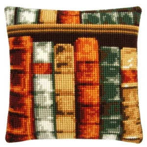 Diy Needlepoint Cross Stitch "Books". Embroidery Kit Unprinted Сanvas Vervaco - Picture 1 of 1