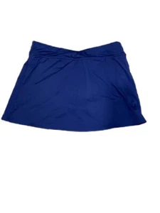 Lands' End Women's Active Knit Navy Blue Skort Skirt Size 8 - Picture 1 of 3