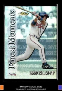 2000 Finest #FM1 Chipper Jones Finest Moments Refractors Atlanta Braves - Picture 1 of 2