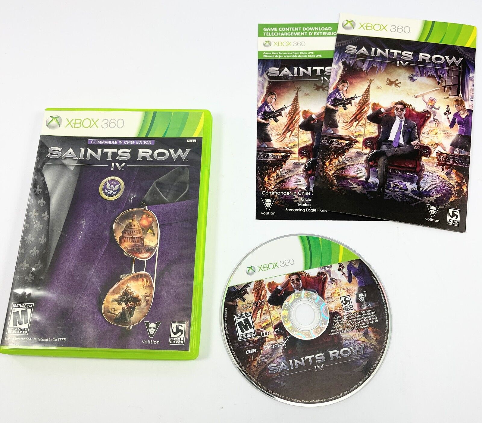 Saints Row IV Commander in Chief Edition - Xbox 360 Game - Complete & Tested