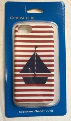 全新 Dynex 苹果 iPhone 8 7 6S SE Sail Away 软壳手机壳 DX-MA6711SA — 第 1/4 张图片