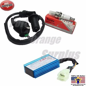 GY6 High Racing AC disparado CDI + Bujía 50cc 125cc 150cc Scooter Go kart Bicicleta - Imagen 1 de 1