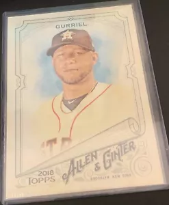 YULI GURRIEL 2018 Topps Allen & Ginter 5x7 243 s# 44/49 Houston Astros - Picture 1 of 3