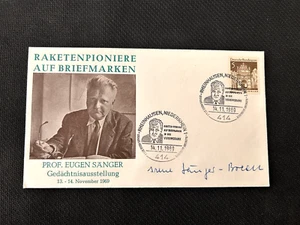 Irene Saenger Bredt, esposa de Eugen Sänger firmada a mano - Imagen 1 de 1