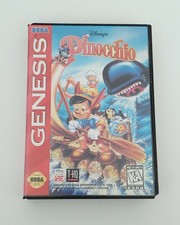 Disney's Pinocchio (Sega Genesis, 1995) No Manual - IN BOX - TESTED