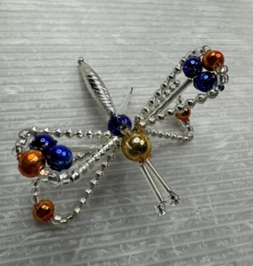 vintage CHRISTOPHER RADKO Flutter Bys Beaded Butterfly Christmas Ornament - Picture 1 of 8