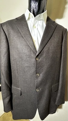 Abrigo deportivo John W Nordstrom Loro Piana cachemir puro 3 botones (46L) Foto 1 de 4