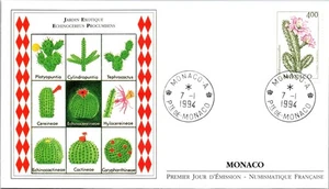 Monaco FDC 1994 Exotic Garden Echinocereus Procumbens - A03268 - Picture 1 of 2