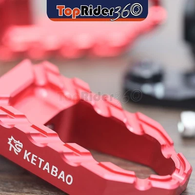 Clavijas delanteras BUZZ extendidas rojas de 25 mm para Triumph Speed Four 02-05 04 03 Foto 1 de 4