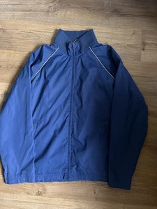 Timberland Giacca Vintage Blu XL – Stile Retrò Y2K Zip Up - Foto 1 di 16