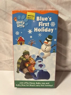 Blues Clues Blues First Holiday VHS Factory Sealed Brand New Christmas - Image 1 of 4