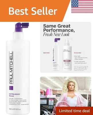 Paul Mitchell Spray Voluminizador Extra Cuerpo, 16.9oz - Seguro Familiar, Apto para Familia Foto 1 de 4
