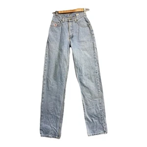 Vintage Rockies Relaxed Light Blue Denim Jeans Size 24 AUS 6 High Rise Mom Style - Bild 1 von 15